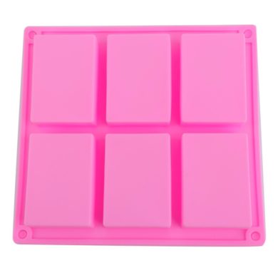Set De 8 Moldes De Silicona Rectangulares Habi Cake Design - 8x4 Cm